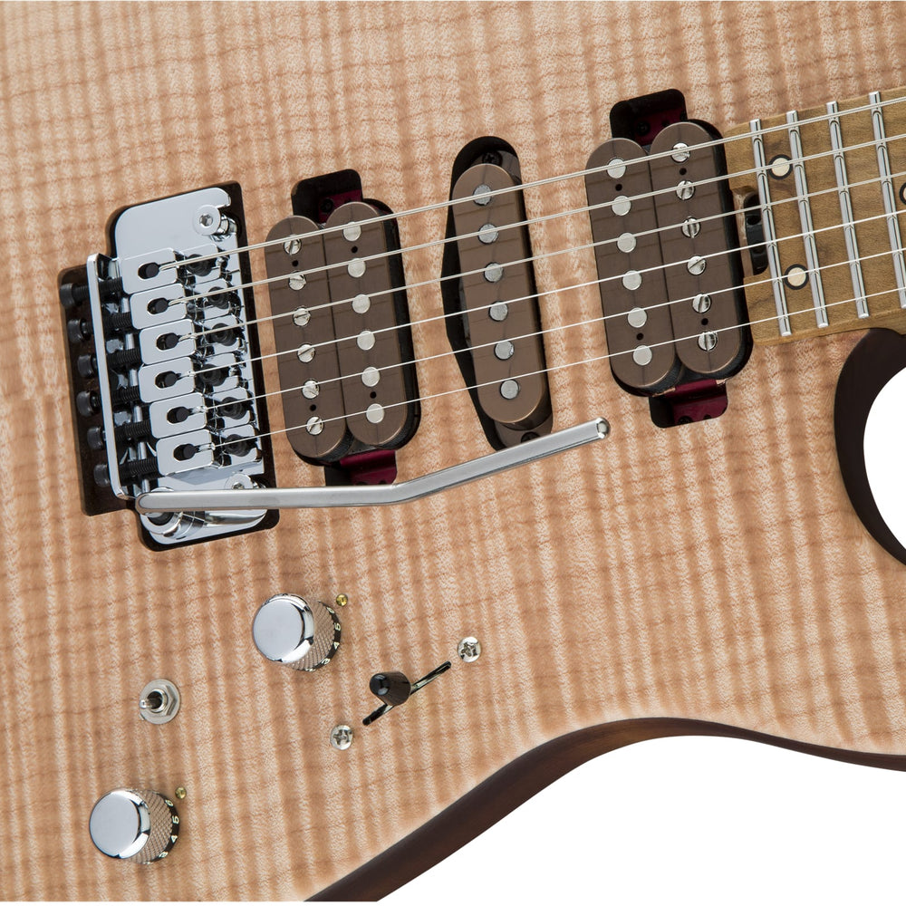 
                      
                        Charvel USA Custom Shop Guthrie Govan Signature HSH Natural Flame Maple Top caramelized Flame Maple Neck 2024 w/OHSC
                      
                    