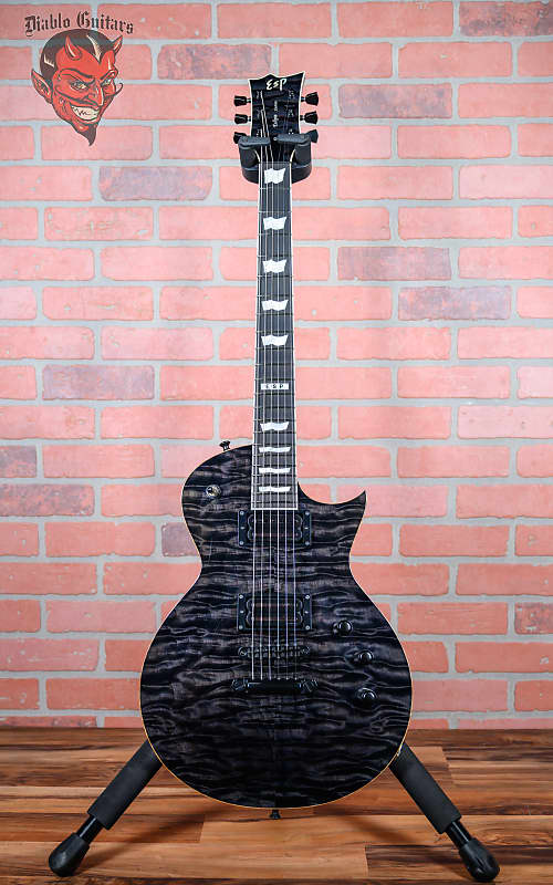 
                      
                        ESP Kiso Custom Shop Eclipse Quilted Maple Top See-Thru Black 2009 w/OHSC
                      
                    