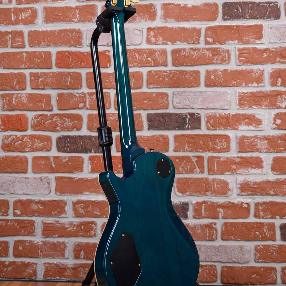 
                      
                        PRS Artist Package Single Cut Flame Maple Top Translucent Turquoise 2001 w/OHSC
                      
                    