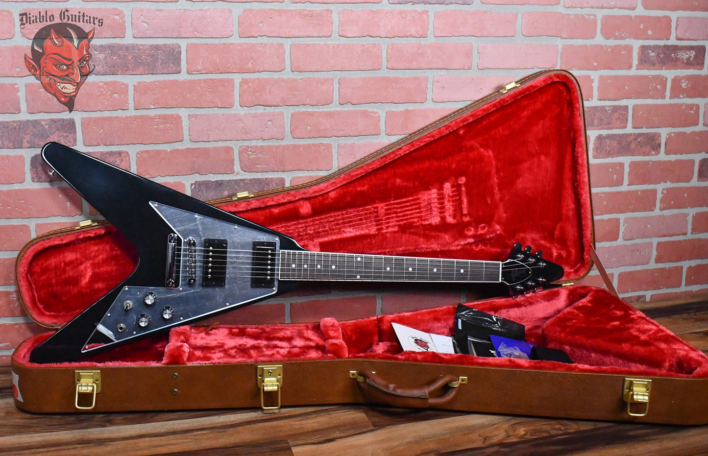 Gibson ‘70s Flying V Limited Edition Mirror Ebony 2021 w/OHSC