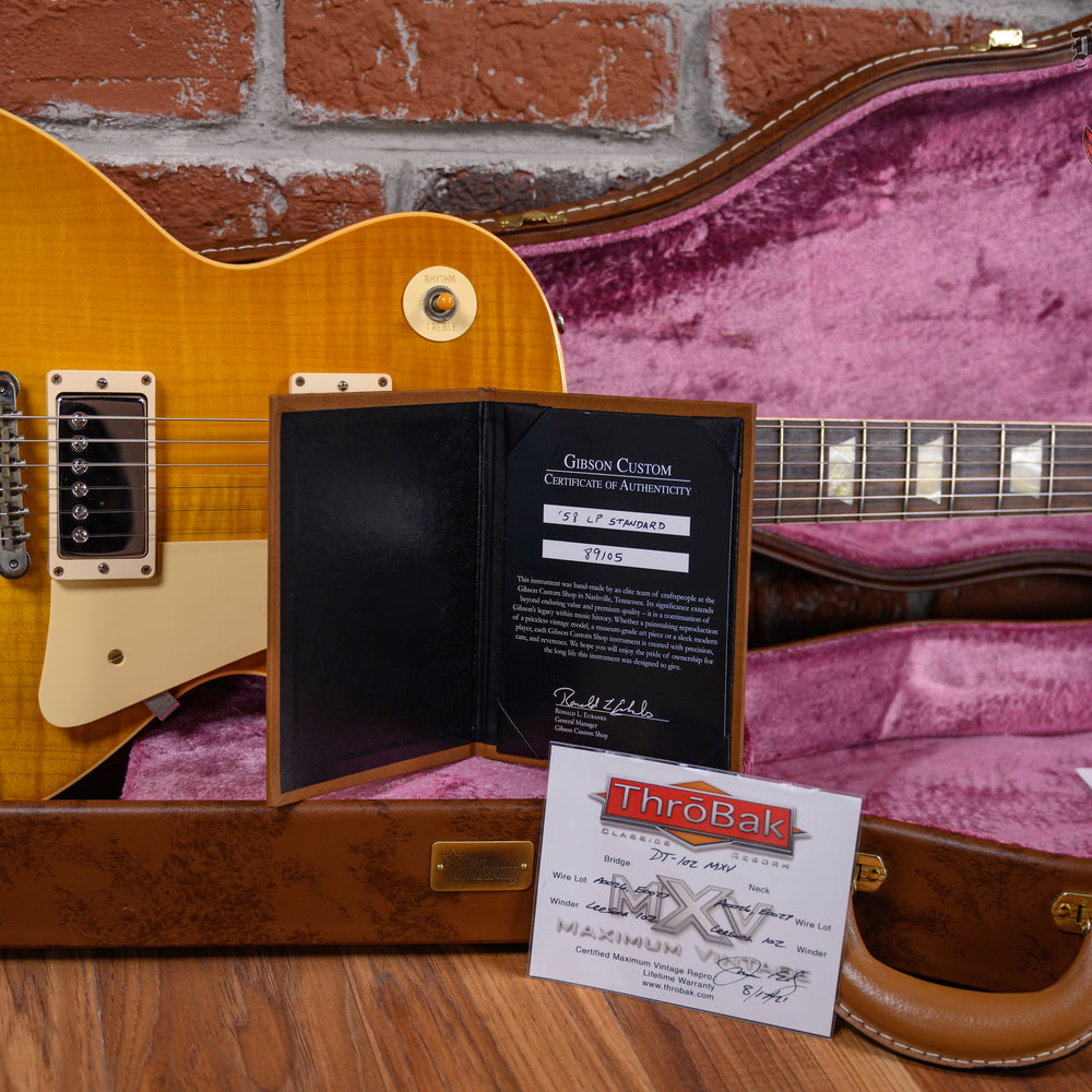 
                      
                        Gibson Custom Shop 1958 Reissue Les Paul Standard VOS Honey Burst 2019 w/OHSC
                      
                    
