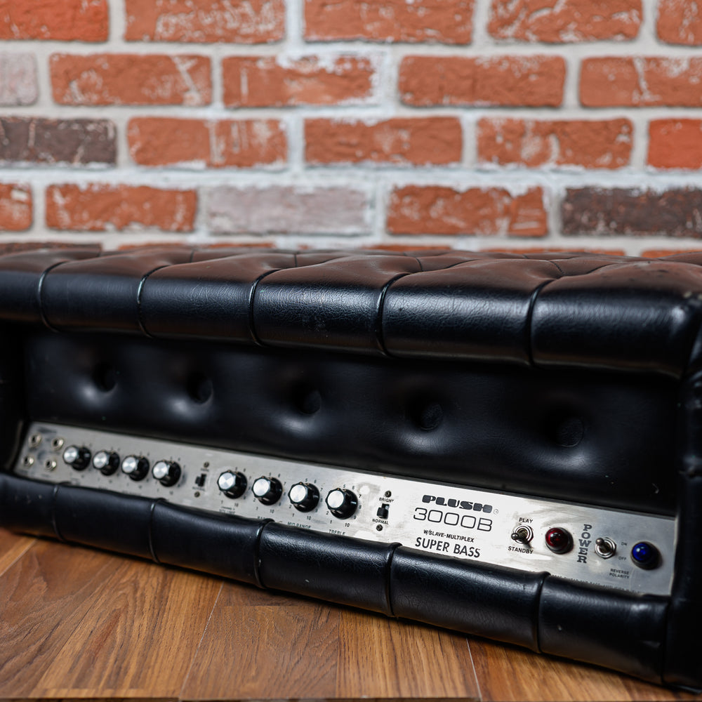 
                      
                        Plush 3000B Guitar / Bass Head 1970's Black
                      
                    