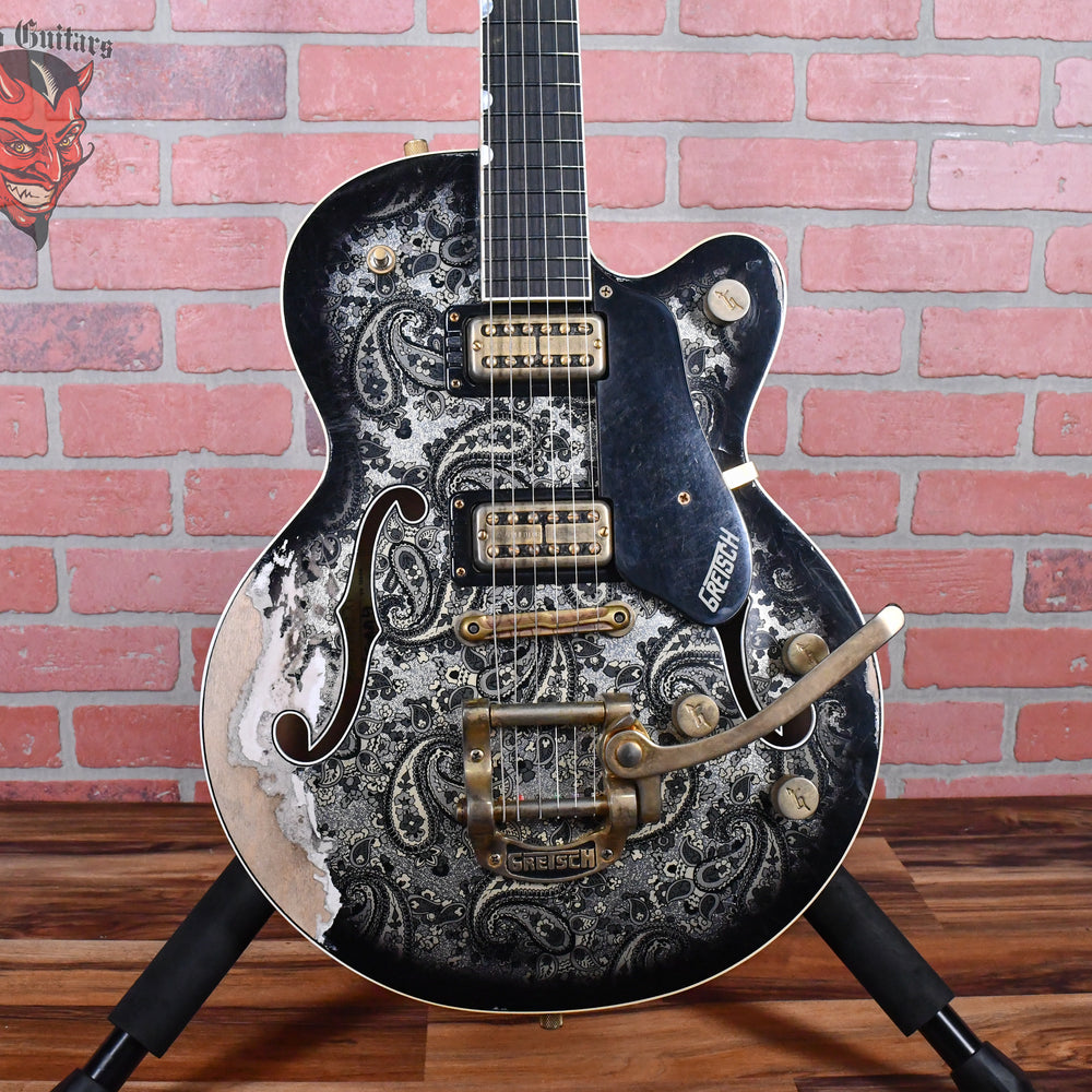 
                      
                        Gretsch USA Custom Shop G6659-CST Master Built By Gonzalo Madrigal Black Paisley Heavy Relic 2024 w/OHSC
                      
                    