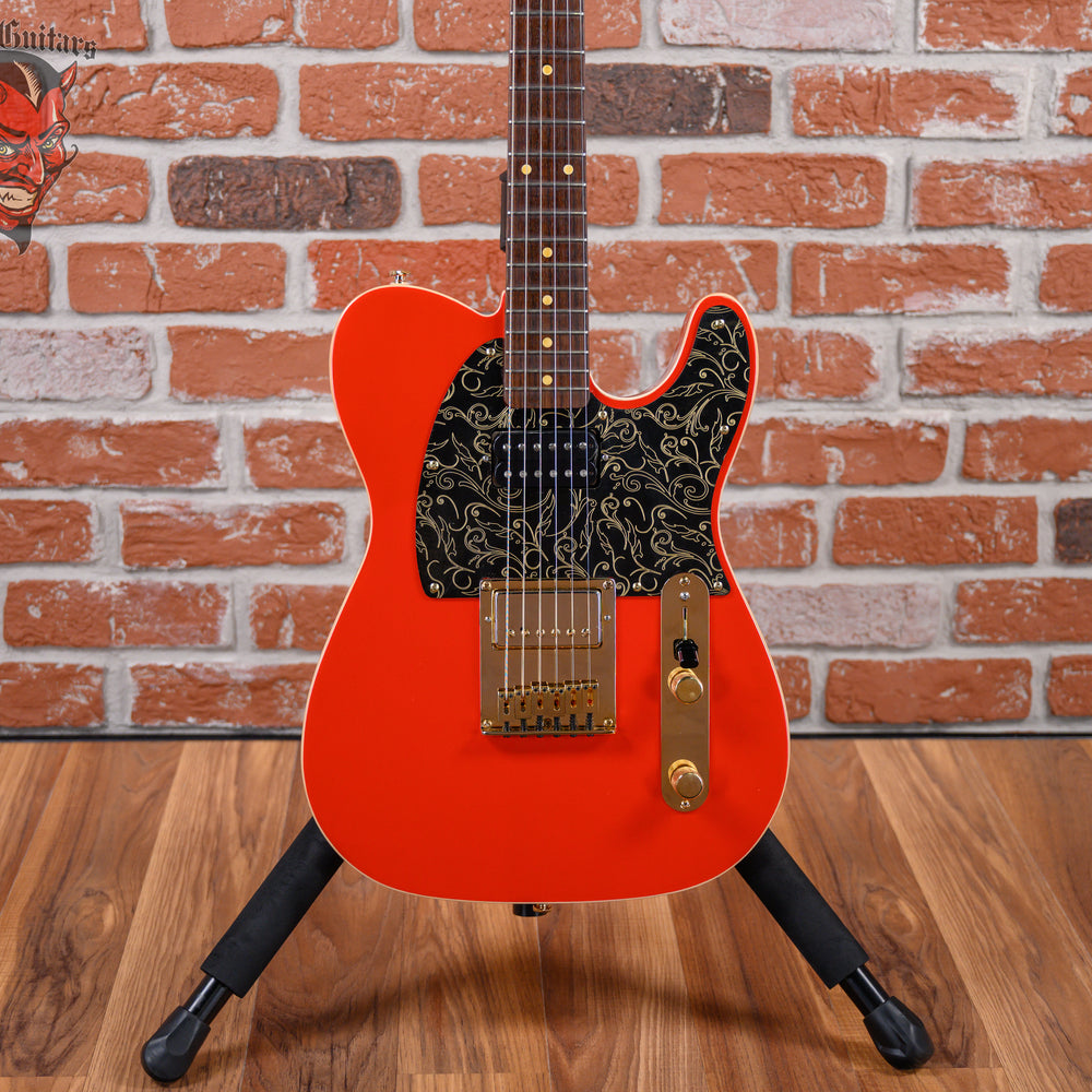 Allparts ”Partscaster Tele” Fiesta Red 2010s w/Hardshell Case