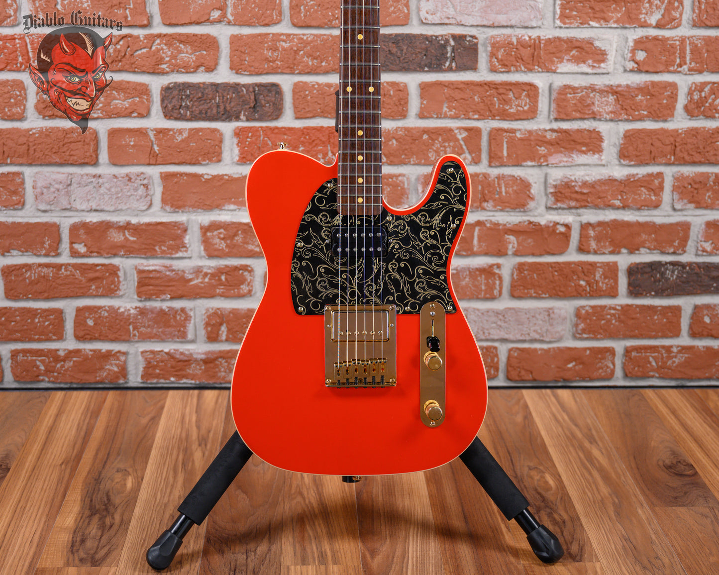 Allparts ”Partscaster Tele” Fiesta Red 2010s w/Hardshell Case