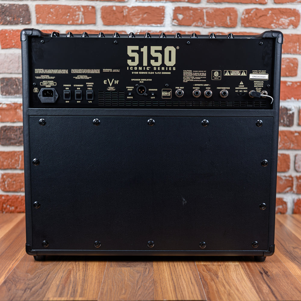 
                      
                        EVH 5150 Iconic EL34 40-Watt 1x12 Guitar Combo 2024 Black
                      
                    