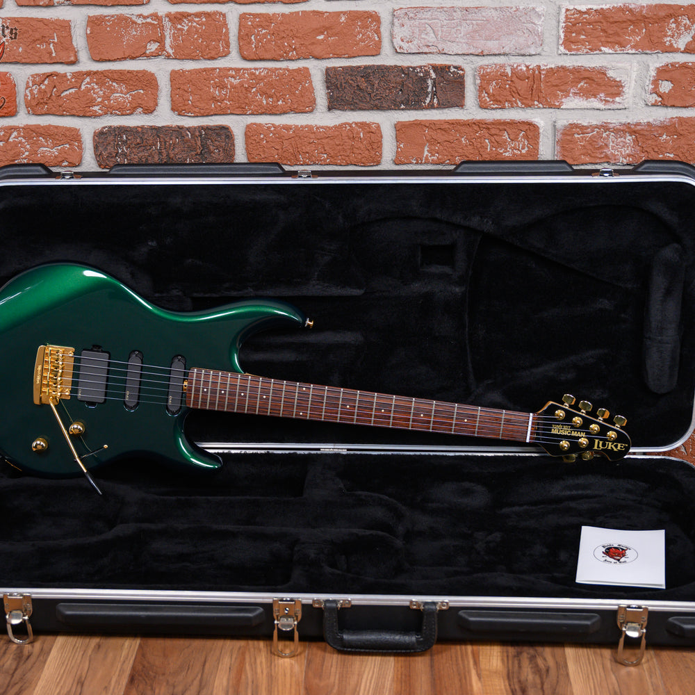 Ernie Ball Music Man Limited Edition Luke Envy Green 2004 w/OHSC
