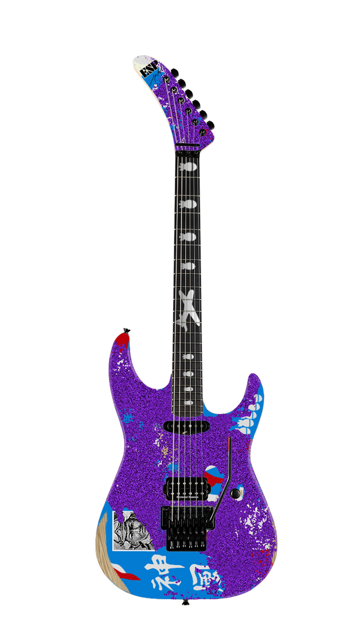 Pre-Order) ESP Custom Shop George Lynch - Purple Sparkle