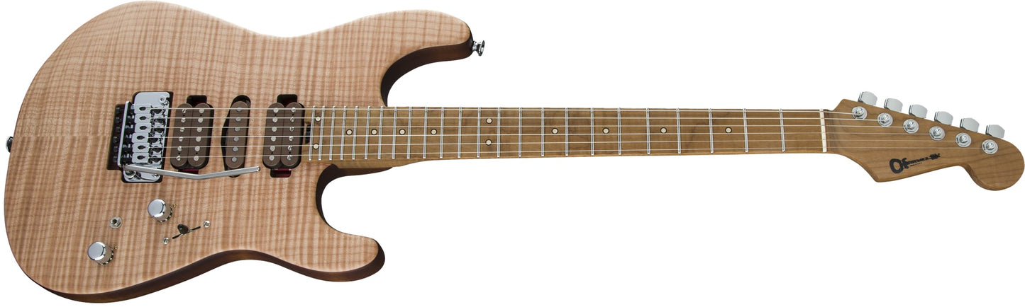 Charvel USA Custom Shop Guthrie Govan Signature HSH Natural Flame Maple Top caramelized Flame Maple Neck 2024 w/OHSC