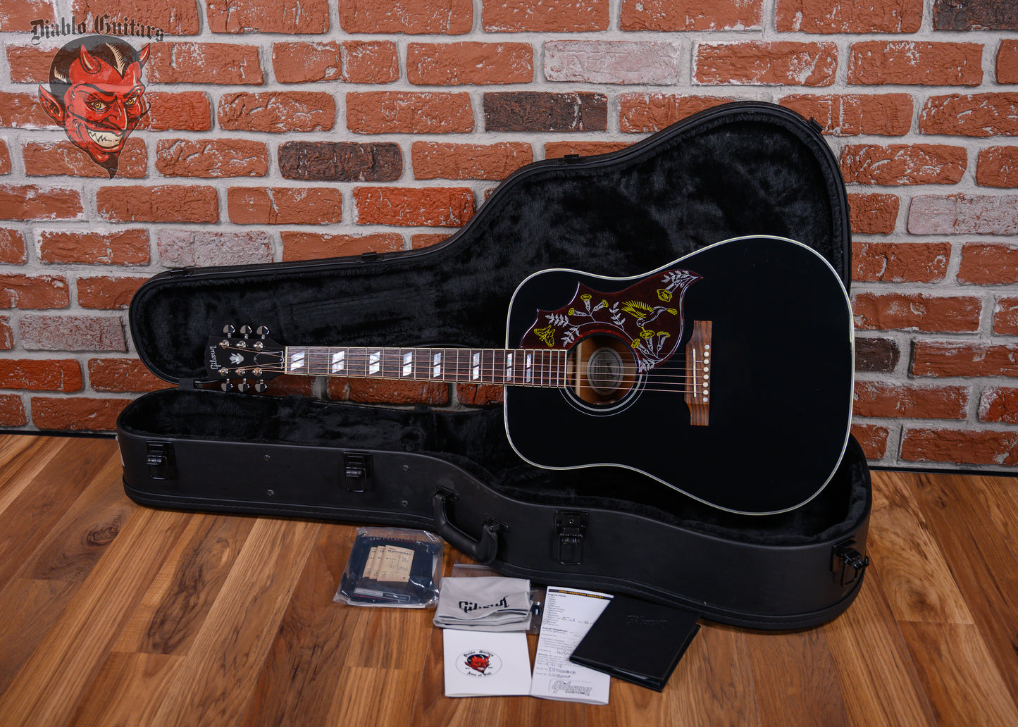 Gibson Custom Shop Hummingbird Standard Ebony 2021 w/OHSC