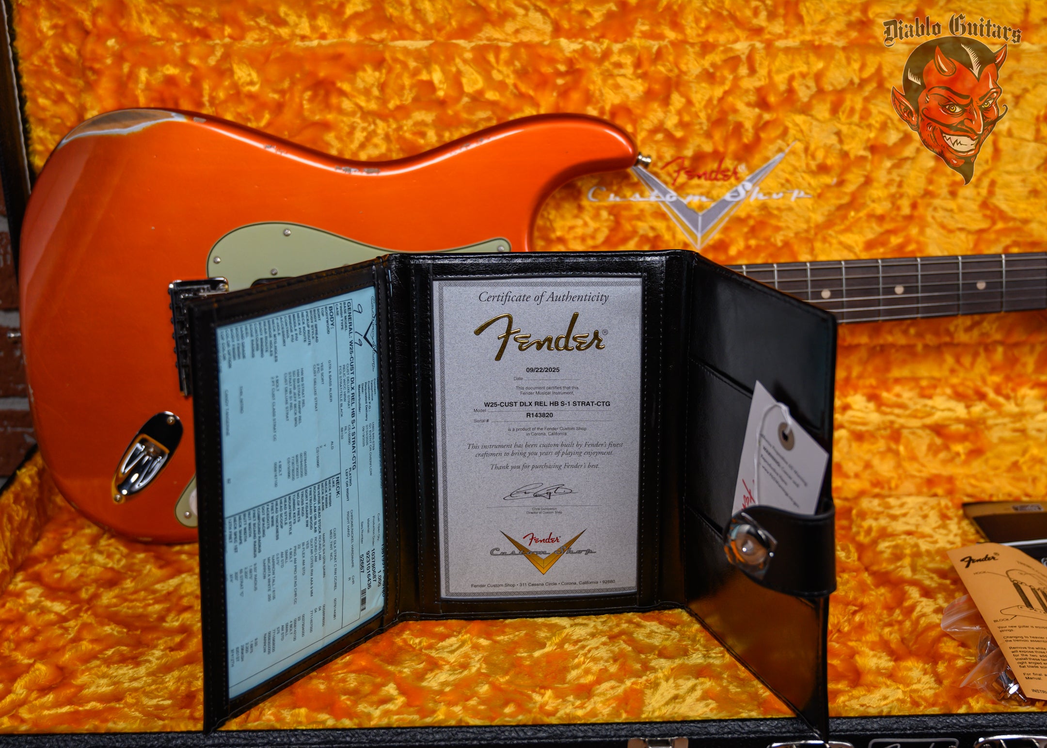 Fender Custom Shop W25 Custom Deluxe Relic HB S1 Stratocaster
