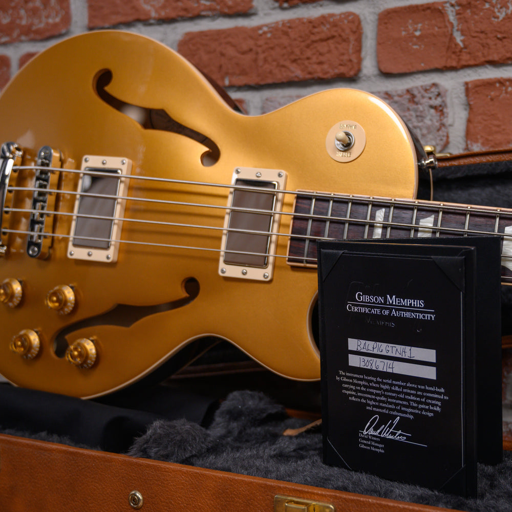 
                      
                        Gibson Limited Edition ES-LP Bass Gold Top 2016 w/OHSC
                      
                    