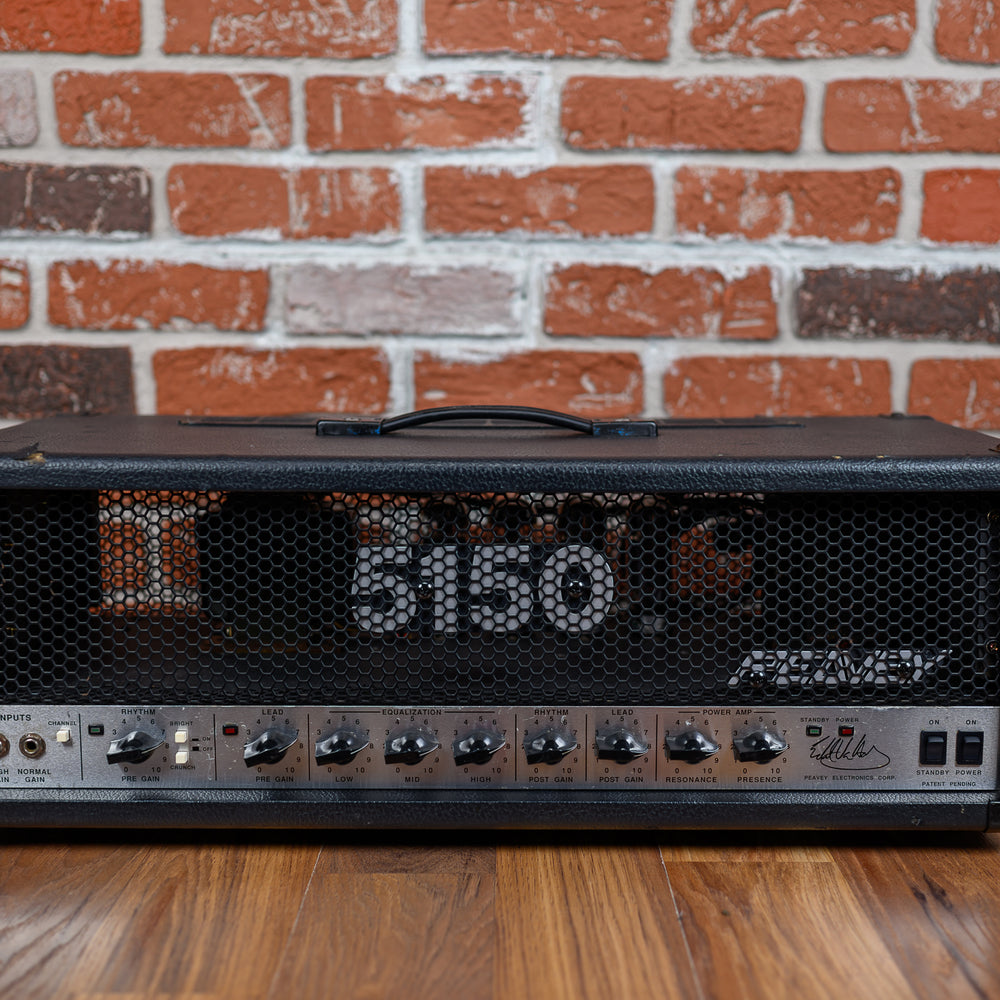 
                      
                        Peavey 5150 "Script" 2-Channel 120-Watt Guitar Amp Head 1993 Black
                      
                    