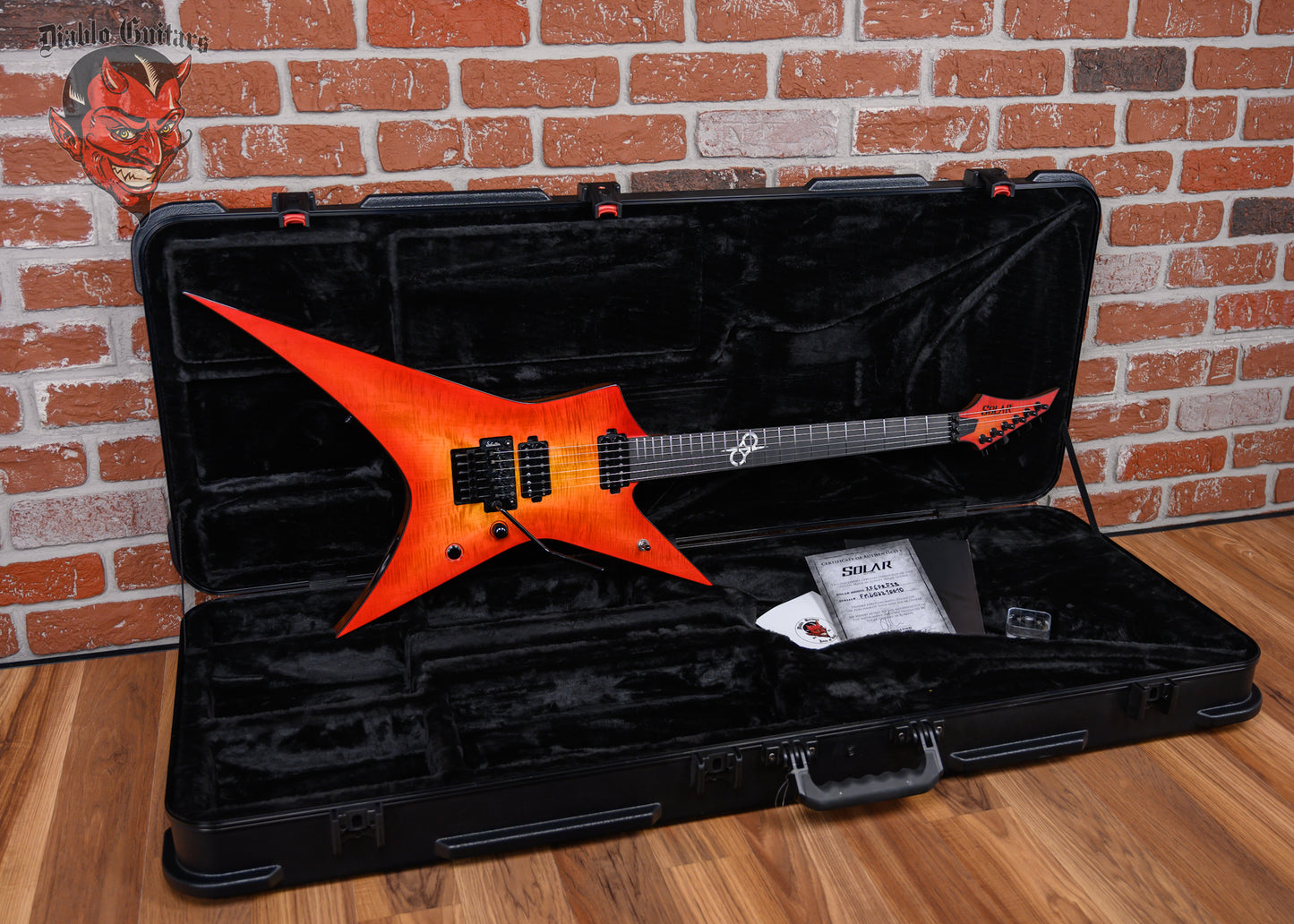 Solar European Masters Series XF6FRSB Flame Solar Sunburst 2022 w/OHSC
