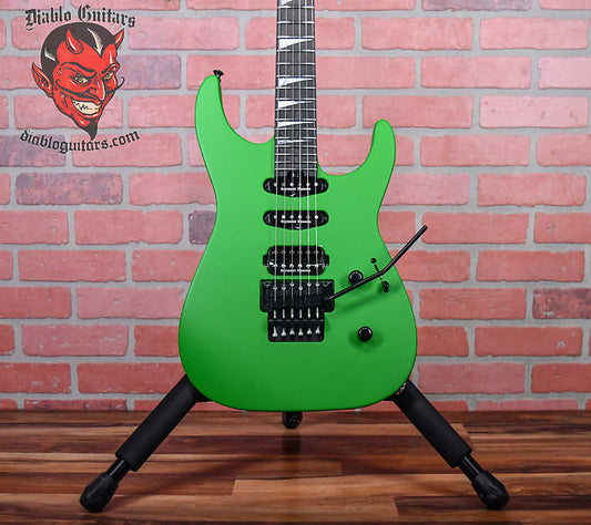 Jackson American Series Soloist SL3 Satin Slime Green 2022 w/Softshell Case