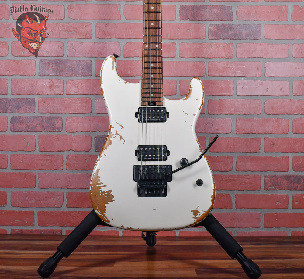 Charvel Pro-Mod Relic San Dimas Style 1 HH FR PF Weathered White 2024 w/Gigbag