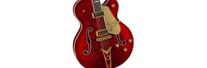 Gretsch Custom Shop USA G6136-55 Paisley Falcon 2024 - Paisley Kandy Apple Burst Relic Masterbuilt by Gonzalo Madrigal (Pre-Order)