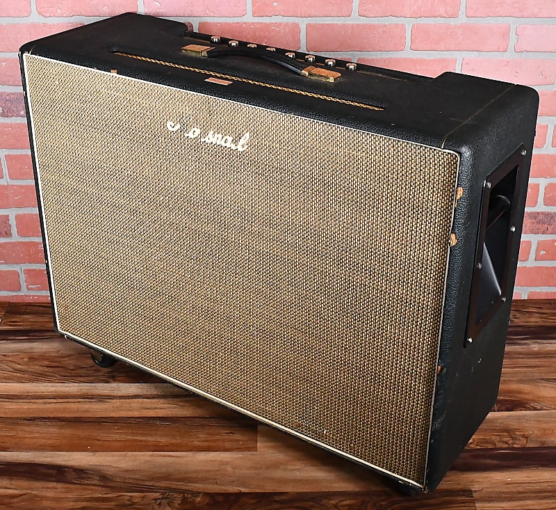 Marshall Vintage 1970 Super Tremolo 50 Watt 4 x 10" Basketweave Combo RARE! All Point to Point, Stock Iron, Stock Speakers (video)