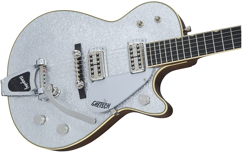 Gretsch G6129T-59 Vintage Select ‘59 Silver Jet with Bigsby Silver Sparkle 2023 w/OHSC