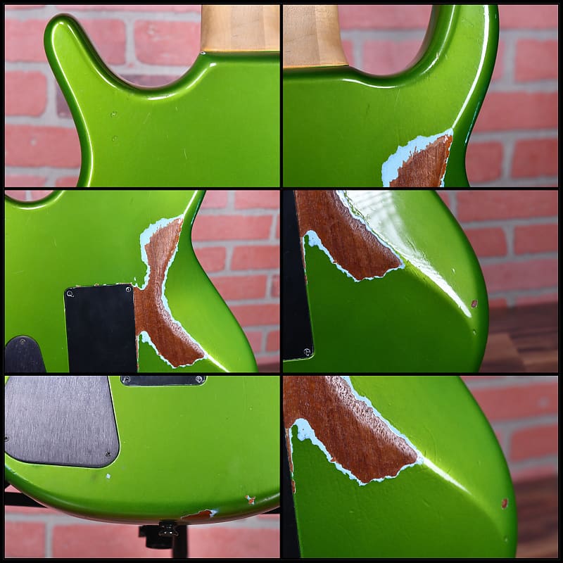 
                      
                        Hamer USA SS2 “BK” Custom Steve Stevens Signature  Metallic Green with Black “BK” Lettering 1987 w/OHSC
                      
                    