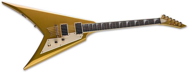 ESP LTD KH-V Kirk Hammett Signature Guitar Metallic Gold 2023 w/OHSC