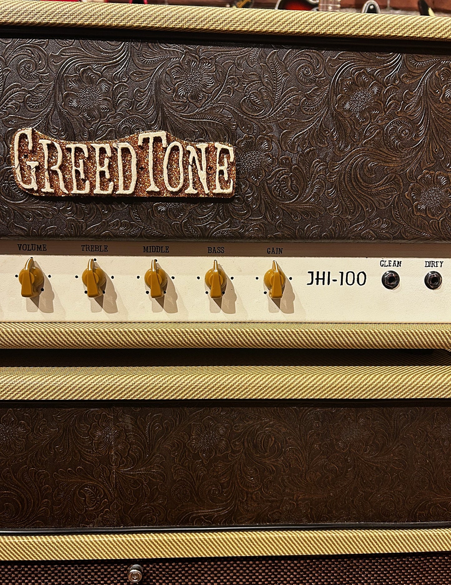 Greedtone JHI-100 100 watt Tube Amp and Matching 2 x 12" Cab