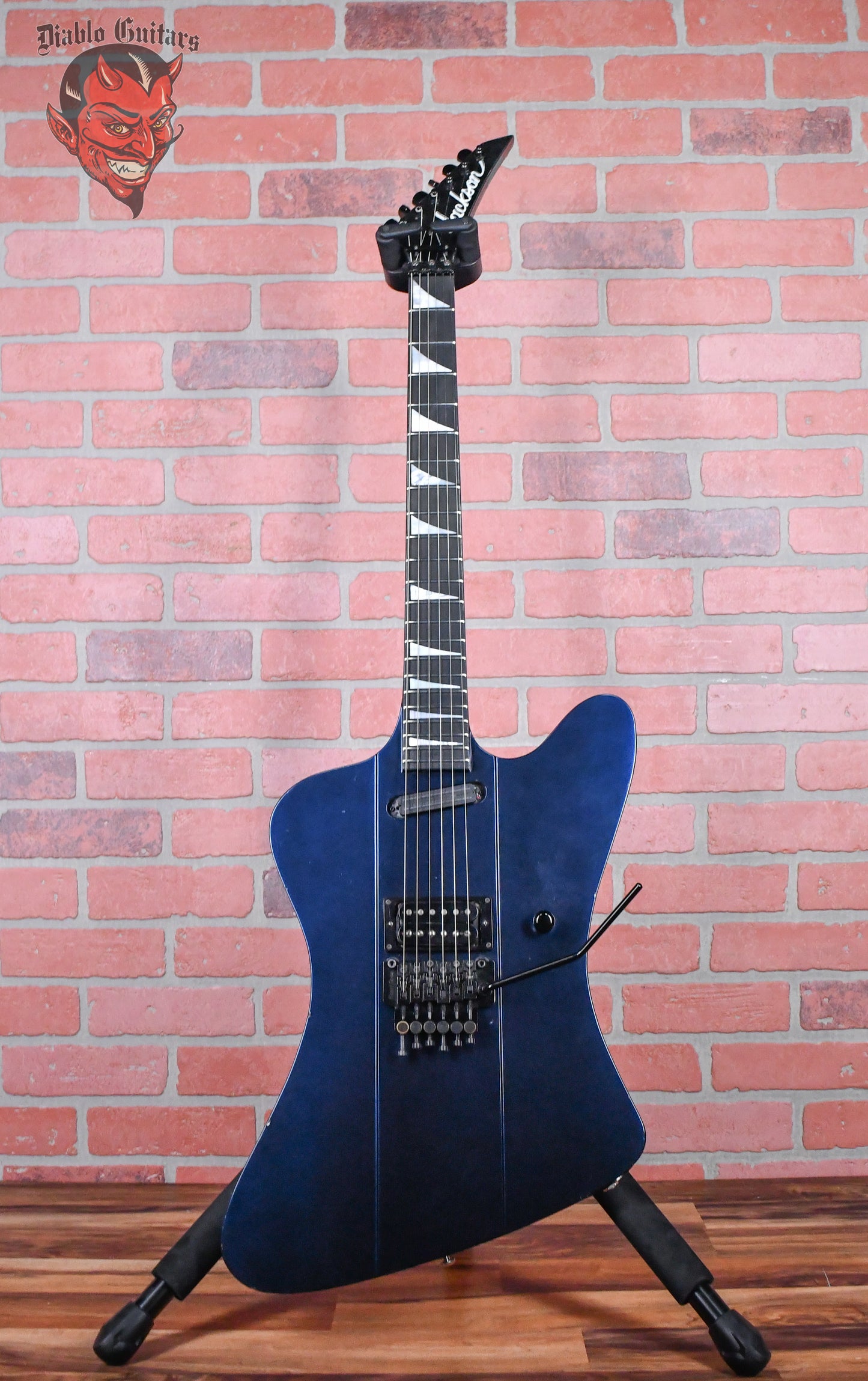 Jackson Custom Firebird One Off Employee Build Cobalt Blue Metallic 1987 w/Fitted Hardshell Case