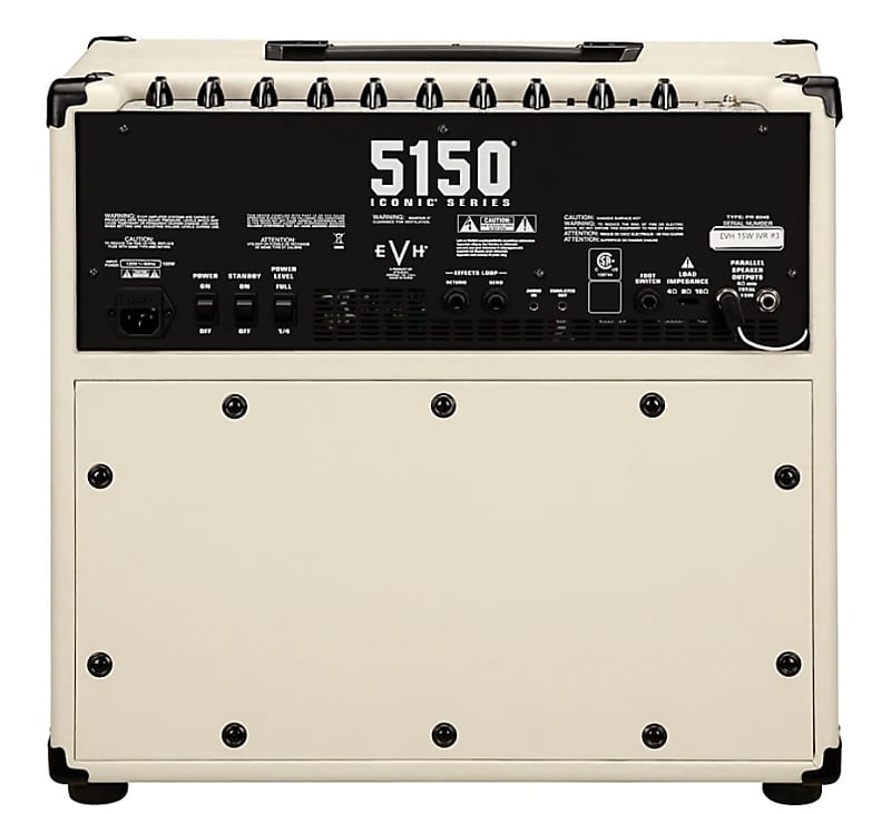 
                      
                        EVH 5150 Iconic Series 15-watt 1 x 10-inch Tube Combo Amp - Ivory 2023
                      
                    