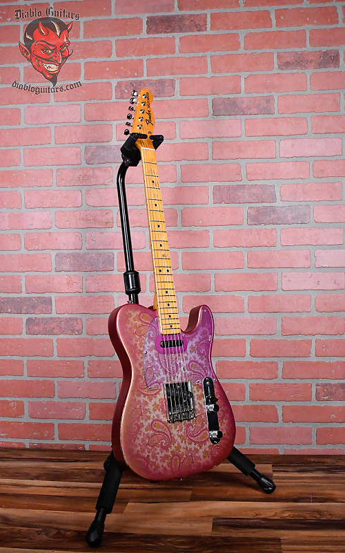 Fender Vintage Telecaster 1968 Conversion Refin Pink Paisley w/OHSC