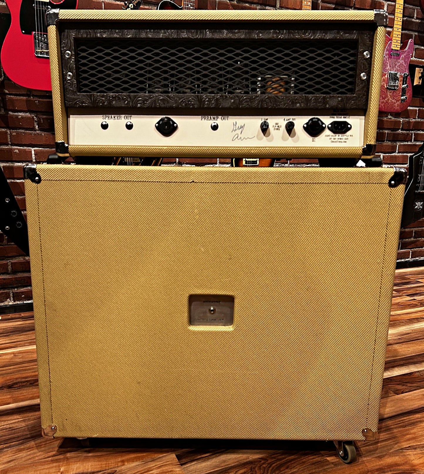 Greedtone JHI-100 100 watt Tube Amp and Matching 2 x 12" Cab