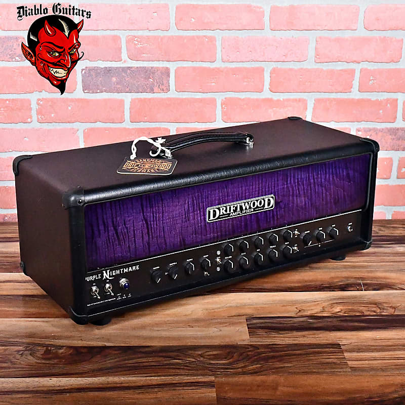 Driftwood Amps Purple Nightmare Custom Build w added Sizzle and Noise Gate + KT88 and 6L6 Tube Option (installed) 2021