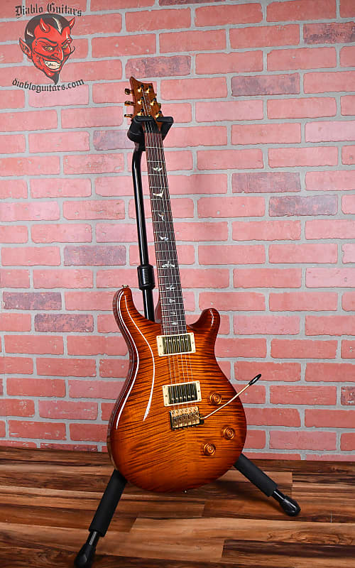 PRS 20th Anniversary Custom 22 Flame Maple Top Violin Amber Sunburst 2005 w/ OHSC