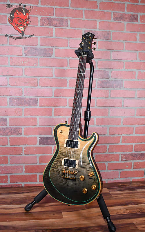 Knaggs Kenai Tier 2 #458 Curly Maple Top with Double Purfling Dusk/Onyx 2016 w/OHSC Built For and Owned by Dan Spitz