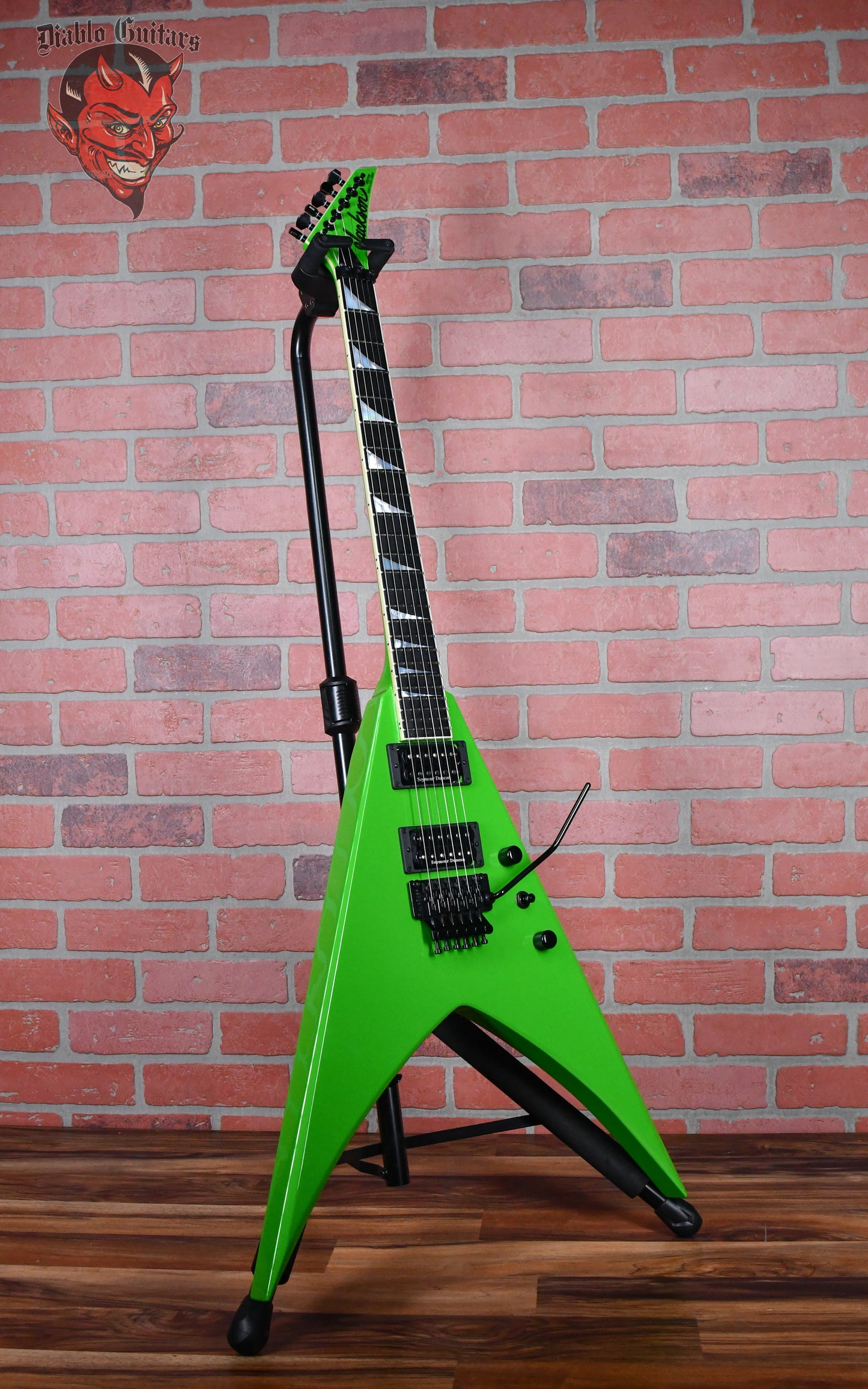 Jackson USA Custom Shop Double Rhoads Master Built by Mike Shannon Kawasabi Green 2015 w/OHSC