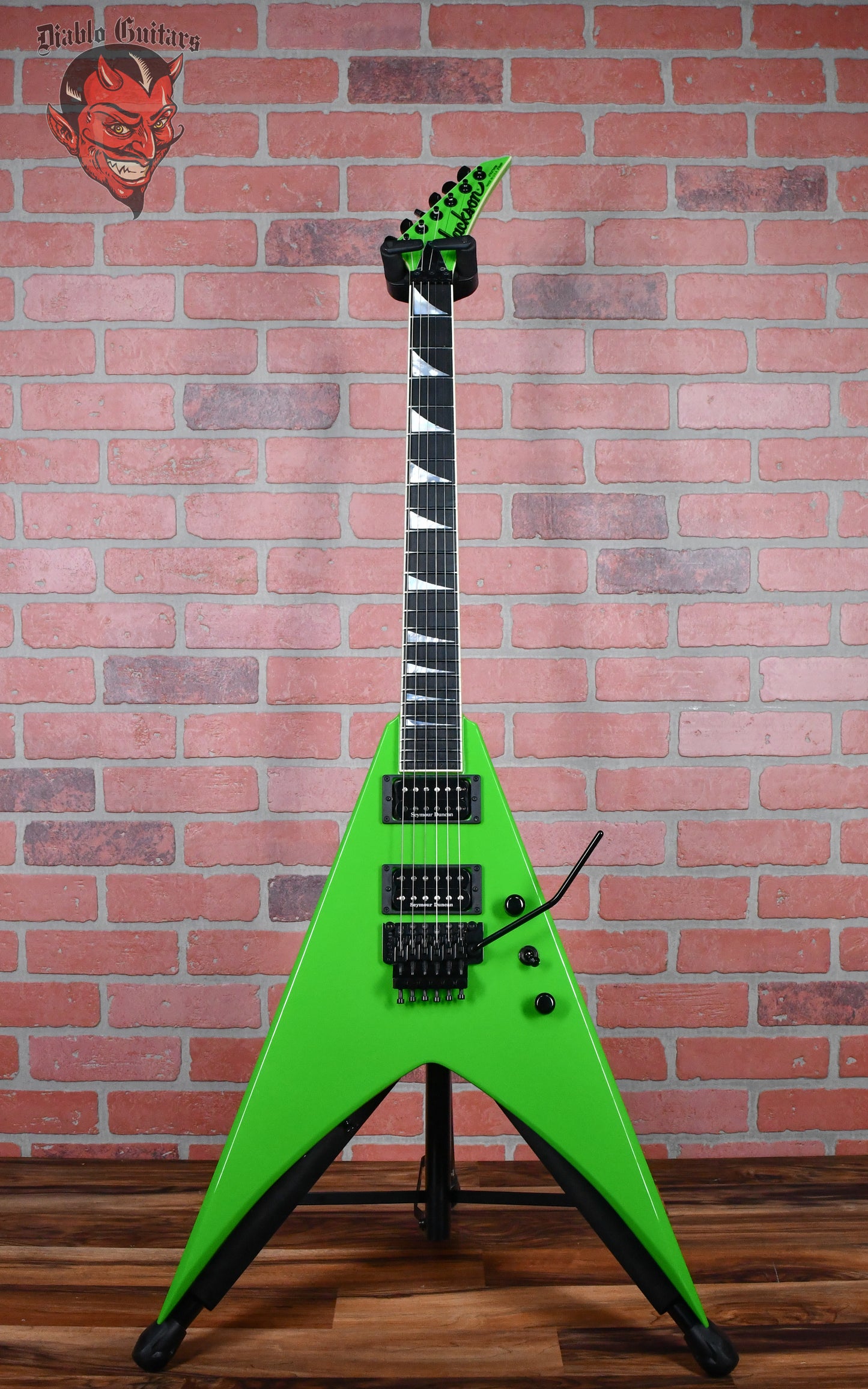 Jackson USA Custom Shop Double Rhoads Master Built by Mike Shannon Kawasabi Green 2015 w/OHSC