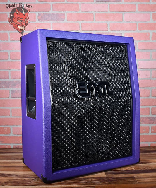 Engl Custom Shop E212VB Vertical 2x12 Cabinet Purple Bronco Tolex with Black Corners
