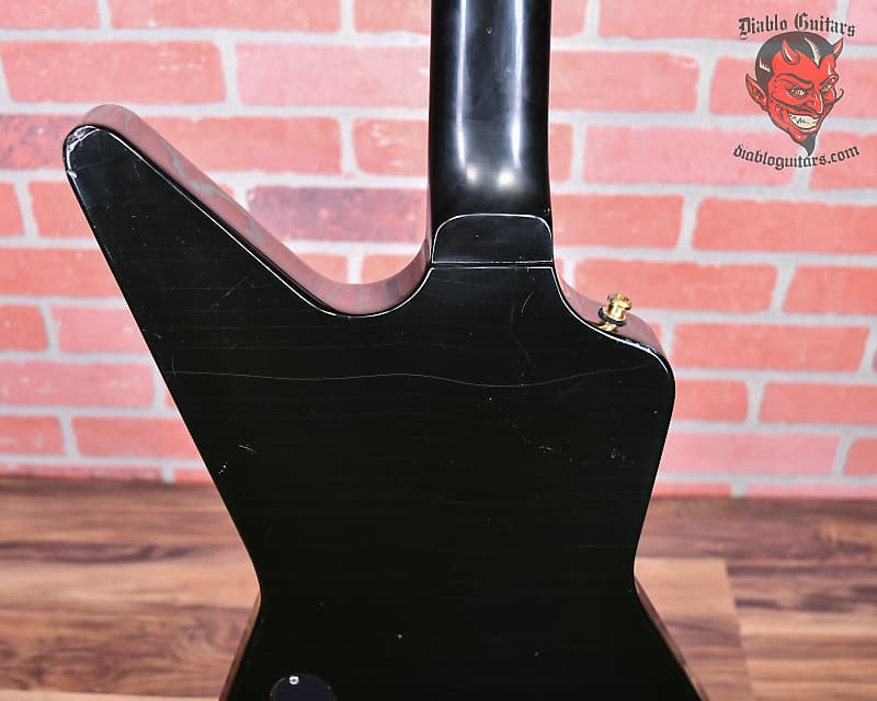 Gibson Vintage Explorer Diablo Rest-O-Mod Ebony 1976 w/OHSC