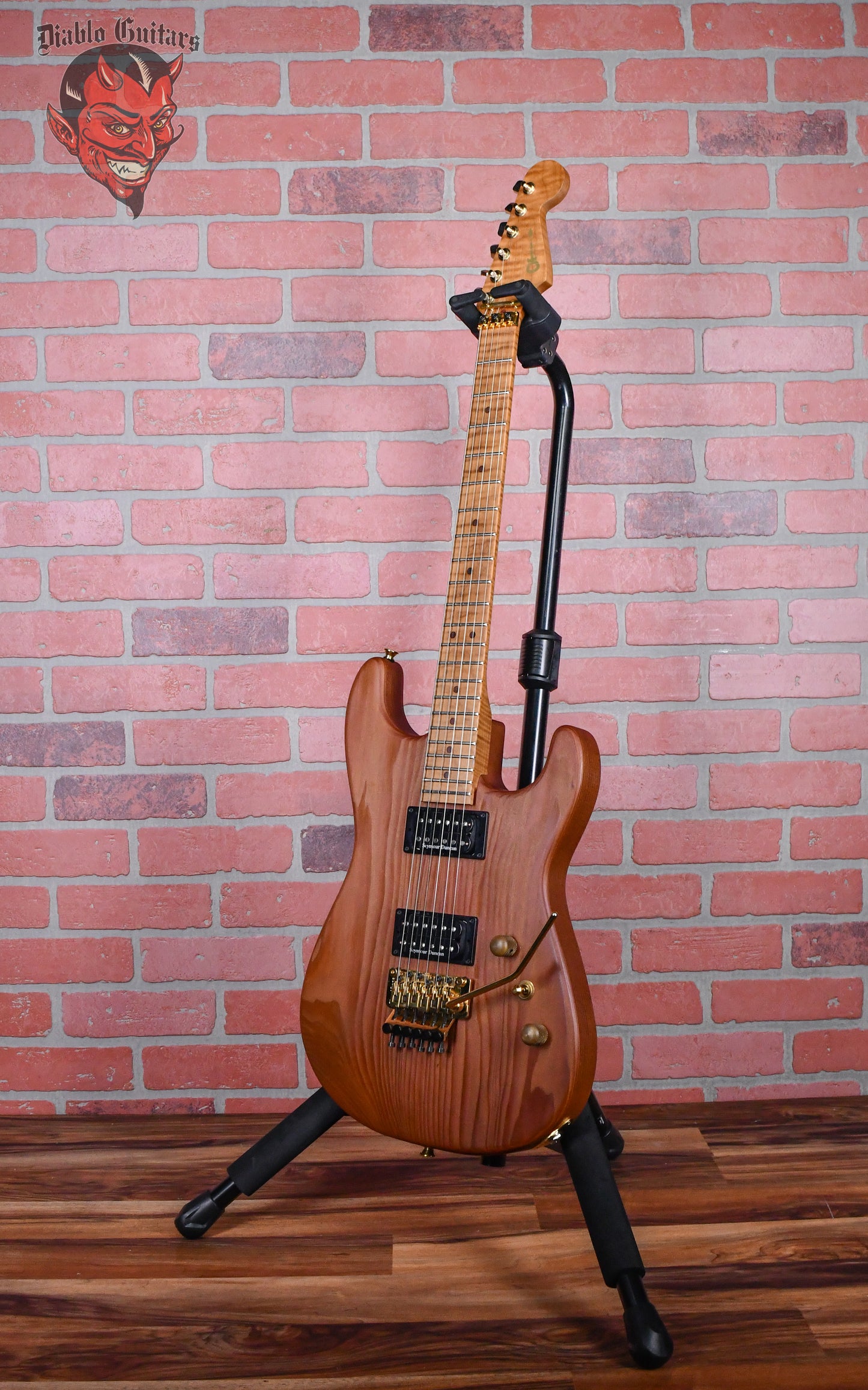 Charvel USA Custom Shop Music Zoo Exclusive Carbonized Recycled Redwood San Dimas Natural Oiled 2012 w/hardshell Case