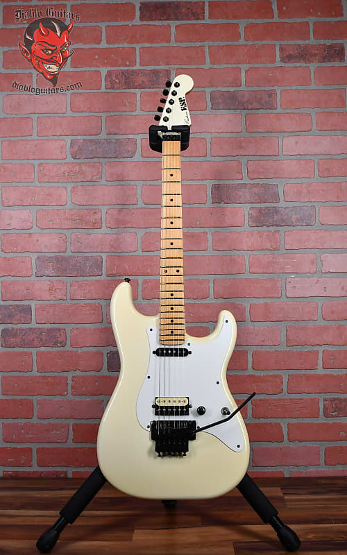 ESP SEC Custom Vintage White 1980s w/OHSC (Mods)