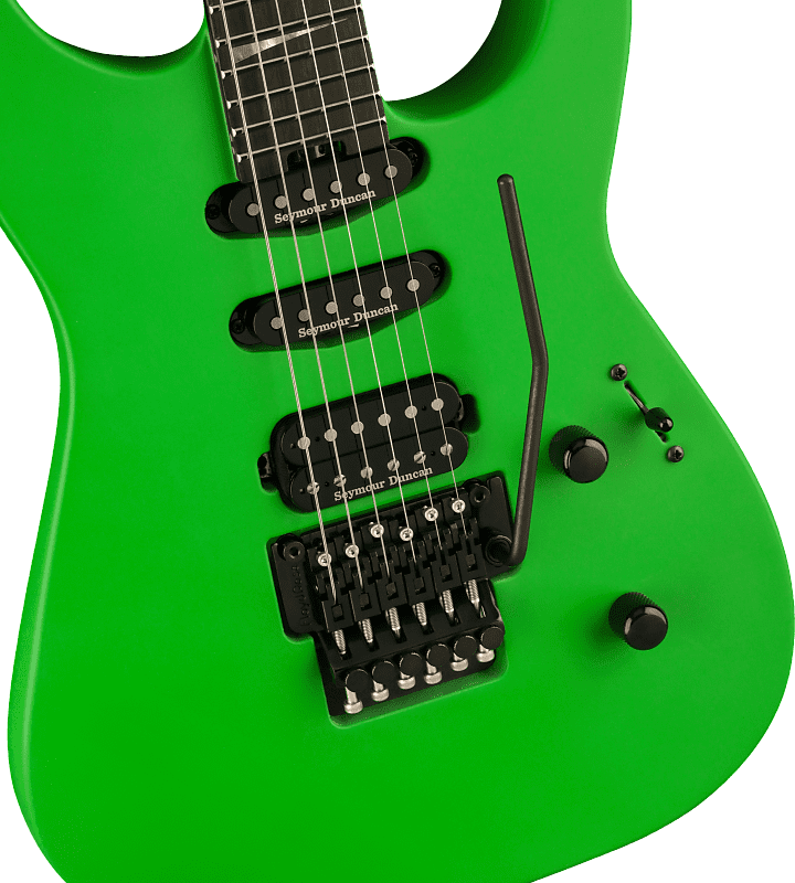 Jackson American Series Soloist SL3 Satin Slime Green 2022 w/Softshell Case