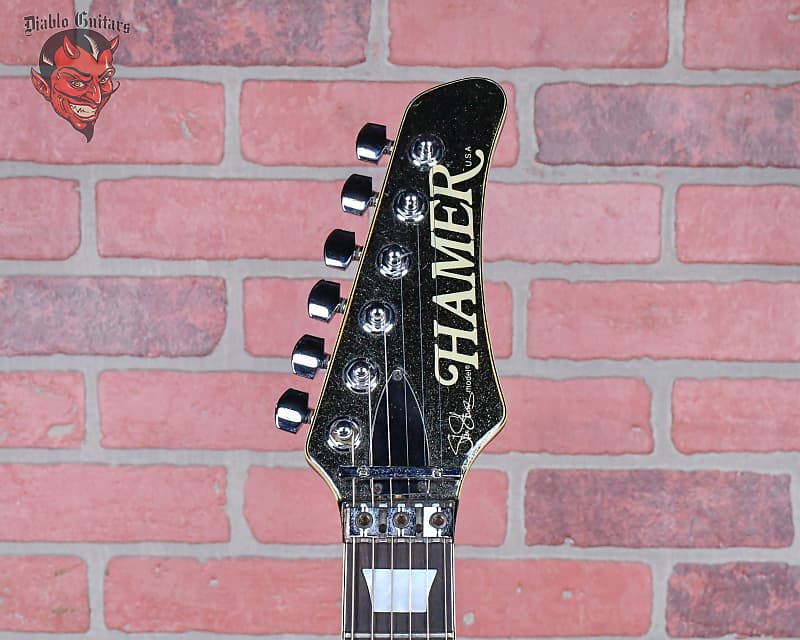 
                      
                        Hamer USA Steve Stevens Signature SS2 Custom Order Black Sparkle 1987 w/OHSC
                      
                    