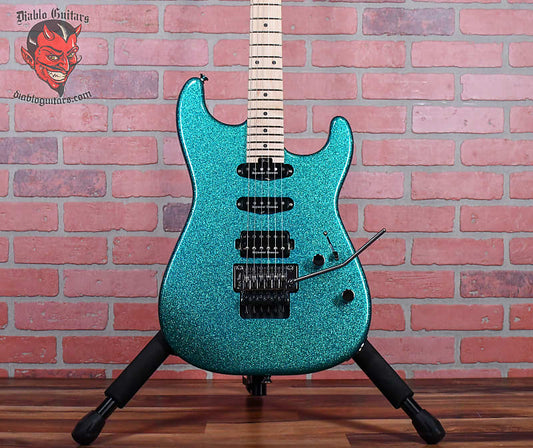 Charvel Pro-Mod San Dimas Style 1 HSS FR Aqua Flake 2023 w/Gigbag