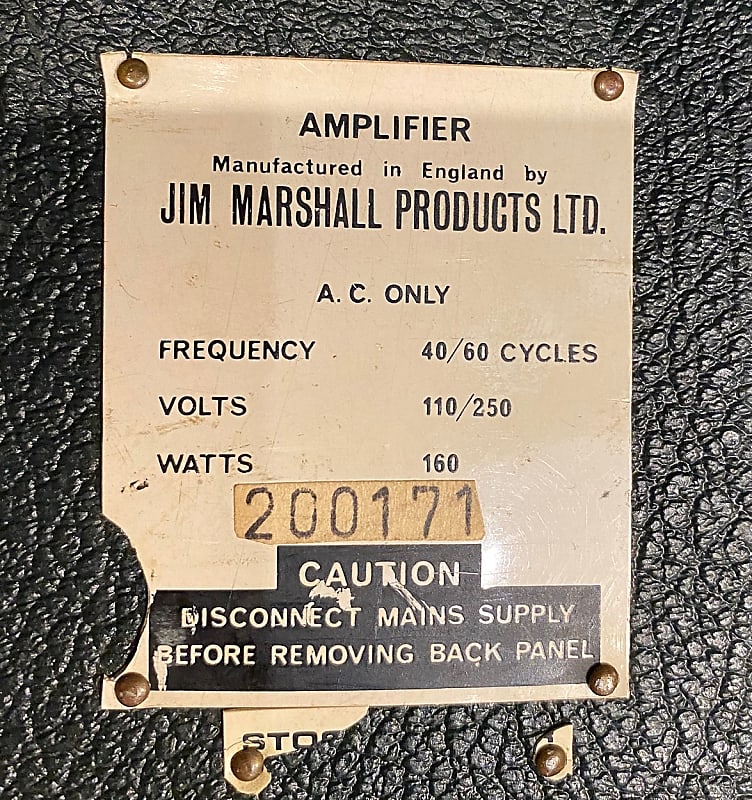 Marshall Vintage 1970 Super Tremolo 50 Watt 4 x 10" Basketweave Combo RARE! All Point to Point, Stock Iron, Stock Speakers (video)