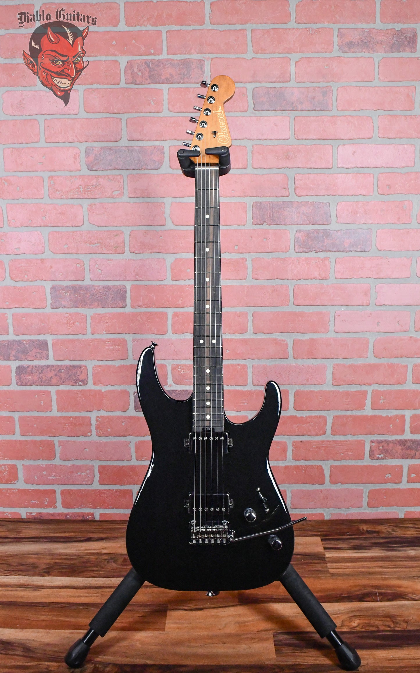 Charvel Super-Stock DKA22 2PT EB Gloss Black 2024 w/Gigbag