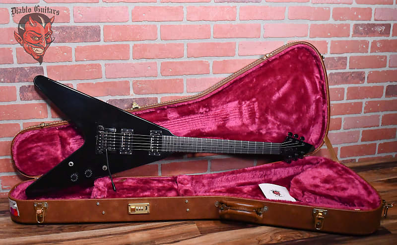 Gibson Shred-V Guitar of the Month in Ebony Finish #182 of 1000 w/Gibson Hardshell Case