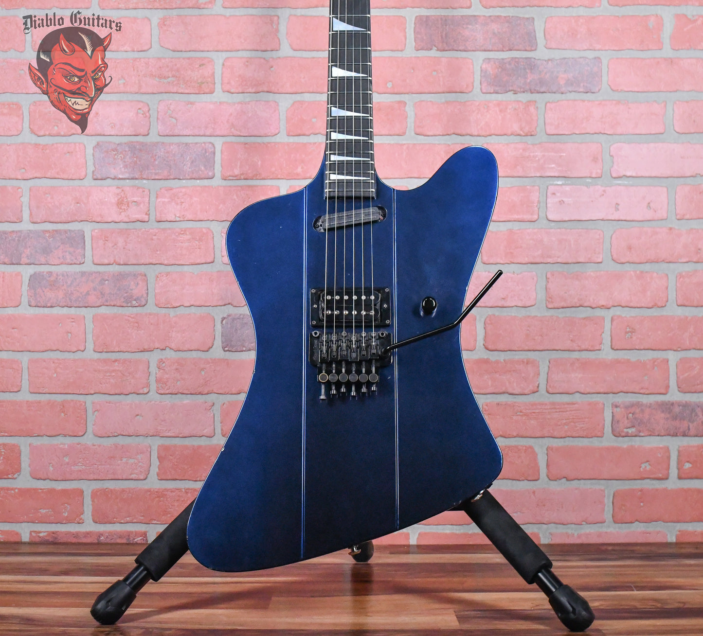 Jackson Custom Firebird One Off Employee Build Cobalt Blue Metallic 1987 w/Fitted Hardshell Case