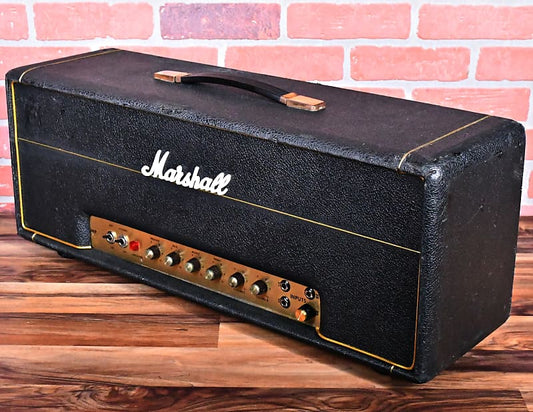 Marshall Vintage 1974 MKII 50 Watt Head, Stock Iron, PPI Master Volume Mod and Fresh Ruby 6550 Power Tubes 1974 - Black and Gold