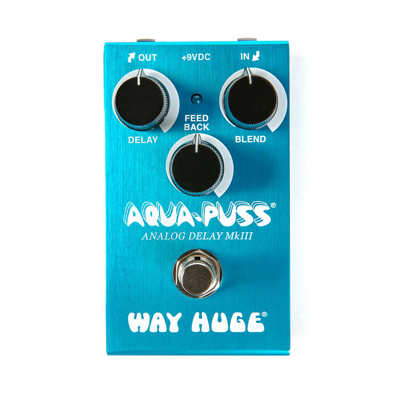 
                      
                        Way Huge WM71 Smalls Series Aqua-Puss Analog Delay MkIII 2018 - 2021 - Blue
                      
                    