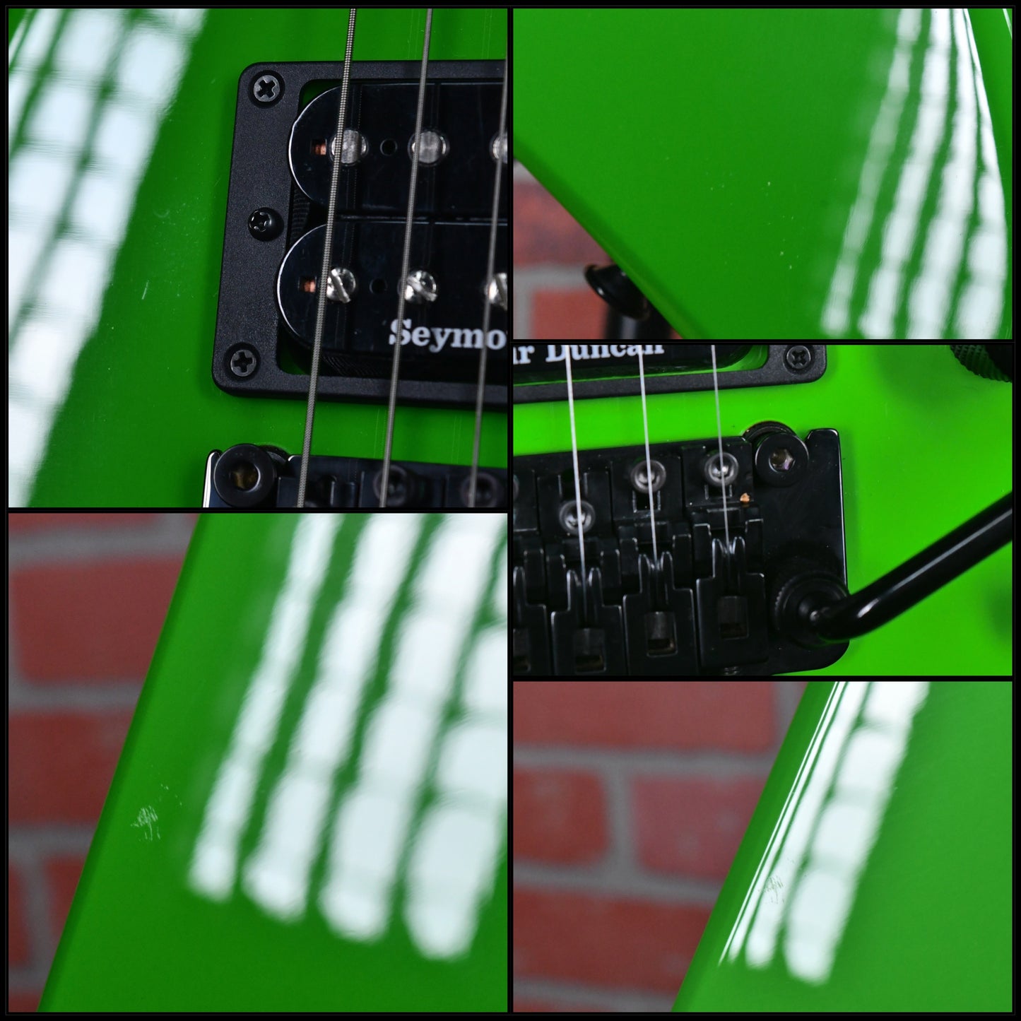 Jackson USA Custom Shop Double Rhoads Master Built by Mike Shannon Kawasabi Green 2015 w/OHSC