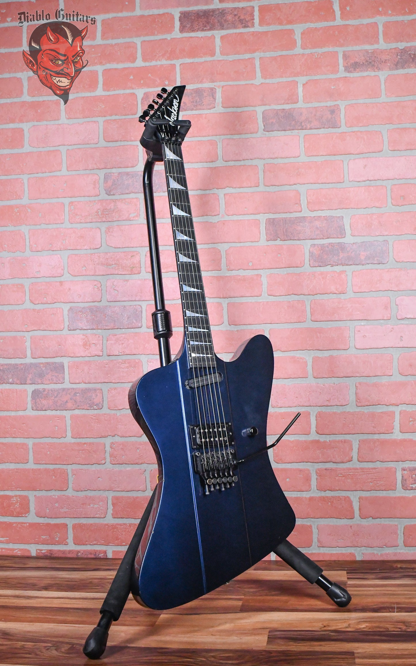 Jackson Custom Firebird One Off Employee Build Cobalt Blue Metallic 1987 w/Fitted Hardshell Case